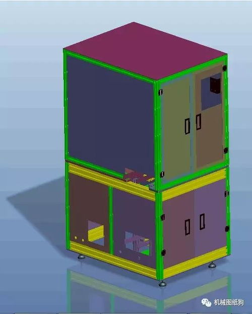 非標自動化設備鈑金外觀造型設計3d模型圖紙 proe creo設計